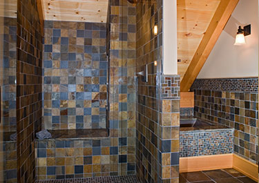 Earth Toned Blue Tiles for Bathrooms in Philadelphia PA