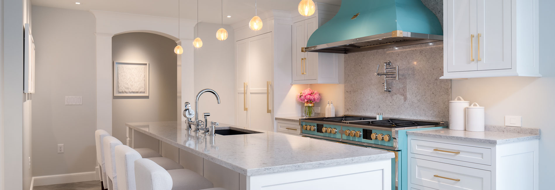 Modern kitchen area