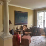 Left front corner of room